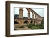 Roman Aqueduct Pont Del Diable in Tarragona, Spain-KarSol-Framed Photographic Print