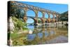 Roman Aqueduct Pont Du Gard, Languedoc, France. Unesco Site.-stevanzz-Stretched Canvas