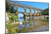 Roman Aqueduct Pont Du Gard, Languedoc, France. Unesco Site.-stevanzz-Mounted Photographic Print