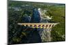 Roman Aqueduct, Pont Du Gard, Languedoc-Roussillon France, Aerial View-ER_09-Mounted Photographic Print