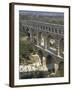 Roman Aqueduct, Pont Du Gard, UNESCO World Heritage Site, Languedoc, France, Europe-Ethel Davies-Framed Photographic Print