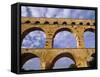 Roman Aqueduct, Pont Du Gard, Unesco World Heritage Site, Near Avignon, Provence, France, Europe-Gavin Hellier-Framed Stretched Canvas