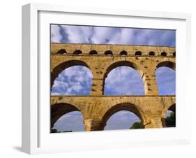 Roman Aqueduct, Pont Du Gard, Unesco World Heritage Site, Near Avignon, Provence, France, Europe-Gavin Hellier-Framed Photographic Print