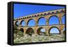 Roman Aqueduct Pont Du Gard-photosimysia-Framed Stretched Canvas
