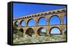 Roman Aqueduct Pont Du Gard-photosimysia-Framed Stretched Canvas