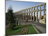 Roman Aqueduct, Segovia, Unesco World Heritage Site, Castilla Leon, Spain-Peter Scholey-Mounted Photographic Print