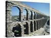 Roman Aqueduct, Segovia, Unesco World Heritage Site, Castilla Leon, Spain-Adina Tovy-Stretched Canvas