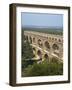 Roman Aqueduct, the Pont Du Gard, UNESCO World Heritage Site, in the Languedoc Roussillon, France-Scholey Peter-Framed Photographic Print