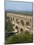 Roman Aqueduct, the Pont Du Gard, UNESCO World Heritage Site, in the Languedoc Roussillon, France-Scholey Peter-Mounted Photographic Print