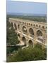 Roman Aqueduct, the Pont Du Gard, UNESCO World Heritage Site, in the Languedoc Roussillon, France-Scholey Peter-Mounted Photographic Print