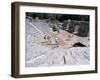 Roman Archaeological Site, and Terraced Seating from 3rd Century AD, Albania-R H Productions-Framed Photographic Print