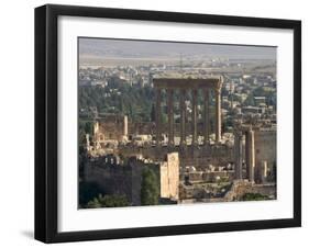Roman Archaeological Site, Baalbek, Unesco World Heritage Site, the Bekaa Valley, Lebanon-Christian Kober-Framed Photographic Print