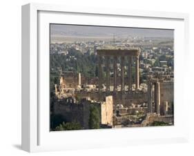 Roman Archaeological Site, Baalbek, Unesco World Heritage Site, the Bekaa Valley, Lebanon-Christian Kober-Framed Photographic Print