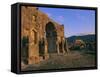 Roman Archaeological Site, Volubilis, Meknes Region, Morocco, North Africa, Africa-Bruno Morandi-Framed Stretched Canvas