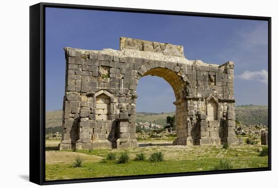 Roman Archaeological Site-Simon Montgomery-Framed Stretched Canvas