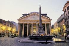 The Pantheon in Rome-Roman architecture-Laminated Photographic Print