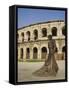 Roman Arena, Nimes, Languedoc, France, Europe-Roy Rainford-Framed Stretched Canvas