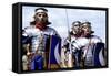 Roman Army, 14th Legion in Britain, Historical Re-Enactment-null-Framed Stretched Canvas