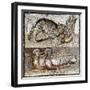 Roman Art : a Wild Cat Catching a Partridge and Two Ducks-null-Framed Photographic Print