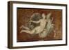 Roman Art : a Woman Riding a Sea Horse-null-Framed Premium Photographic Print
