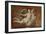 Roman Art : a Woman Riding a Sea Horse-null-Framed Premium Photographic Print