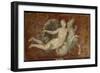 Roman Art : a Woman Riding a Sea Horse-null-Framed Photographic Print