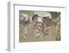 Roman Art : Alexander the Great Riding His Horse Bucephalus-null-Framed Photographic Print