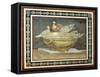 Roman Art : Four Doves Drinking from a Golden Basin-null-Framed Stretched Canvas