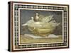 Roman Art : Four Doves Drinking from a Golden Basin-null-Stretched Canvas