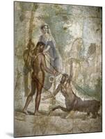 Roman Art : Hercules Saving Deianira Raped by the Centaur Nessus-null-Mounted Photographic Print