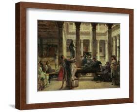 Roman Art Lover, 1870-Sir Lawrence Alma-Tadema-Framed Giclee Print