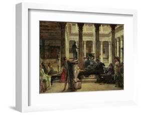 Roman Art Lover, 1870-Sir Lawrence Alma-Tadema-Framed Giclee Print