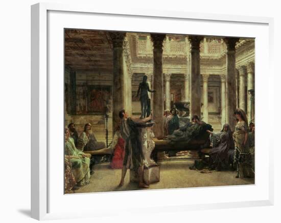 Roman Art Lover, 1870-Sir Lawrence Alma-Tadema-Framed Giclee Print