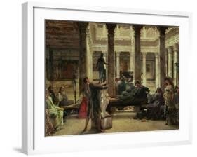 Roman Art Lover, 1870-Sir Lawrence Alma-Tadema-Framed Giclee Print