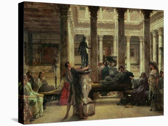 Roman Art Lover, 1870-Sir Lawrence Alma-Tadema-Stretched Canvas