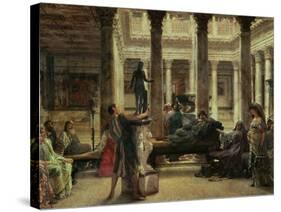Roman Art Lover, 1870-Sir Lawrence Alma-Tadema-Stretched Canvas