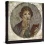 Roman Art : Sappho Portrait-null-Stretched Canvas