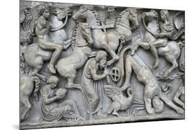 Roman Art. Sarcphagus Chest with the Phaeton Myth. Fall of Phaeton. Ny Carlsberg Glyptotek-null-Mounted Giclee Print