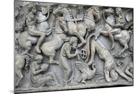 Roman Art. Sarcphagus Chest with the Phaeton Myth. Fall of Phaeton. Ny Carlsberg Glyptotek-null-Mounted Giclee Print