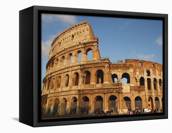 Roman Art, the Colosseum or Flavian Amphitheatre, Rome, Italy-Prisma Archivo-Framed Stretched Canvas