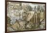 Roman Art : the Nile Mosaic of Praeneste - Detail-null-Framed Photographic Print