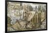 Roman Art : the Nile Mosaic of Praeneste - Detail-null-Framed Photographic Print