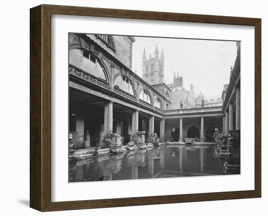 Roman Bath in Bath-null-Framed Premium Photographic Print