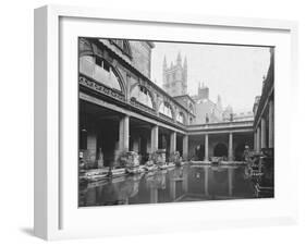 Roman Bath in Bath-null-Framed Premium Photographic Print