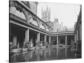 Roman Bath in Bath-null-Stretched Canvas