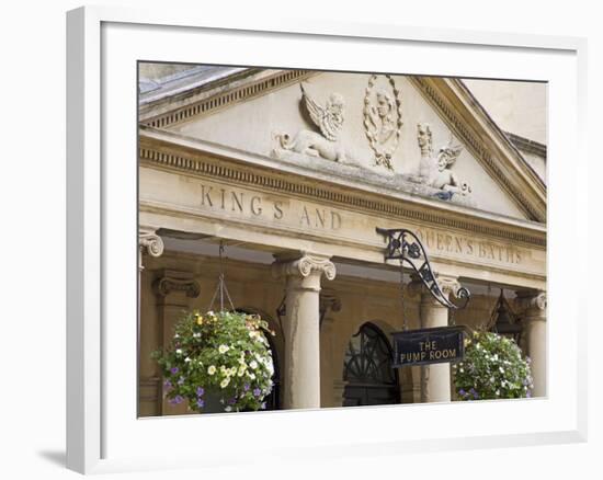 Roman Baths and Pump Room, Bath, Somerset, England, United Kingdom, Europe-Richard Cummins-Framed Photographic Print