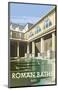 Roman Baths - Dave Thompson Contemporary Travel Print-Dave Thompson-Mounted Giclee Print