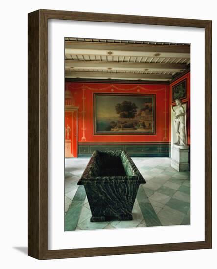 Roman Baths in the Gardens of Sanssouci, Charlottenhof Palace-Karl Friedrich Schinkel-Framed Giclee Print