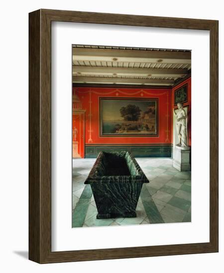 Roman Baths in the Gardens of Sanssouci, Charlottenhof Palace-Karl Friedrich Schinkel-Framed Giclee Print