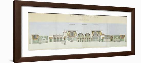 Roman Baths of Lutetia, Paris-Camille Bernard-Framed Giclee Print